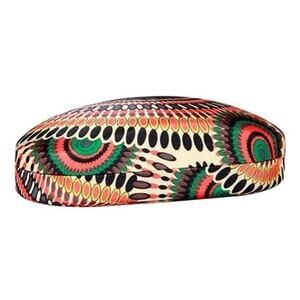 Hard Shell Spiral Pattern Sunglass Case | Orange